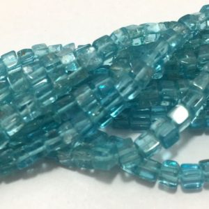 Shop Apatite Bead Shapes! 3.5 – 4 mm Natural Apatite Plain Box Gemstone Beads Strand Sale  / Apatite Beads Wholesale / Semiprecious Stone Beads / Apatite Cube Strand | Natural genuine other-shape Apatite beads for beading and jewelry making.  #jewelry #beads #beadedjewelry #diyjewelry #jewelrymaking #beadstore #beading #affiliate #ad
