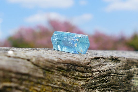 Our Best Gem Grade Aquamarine Crystal 5.89 Carats, Aquamarine Facet Rough