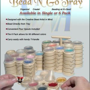 Shop Jewelry Making Tools! Bead N' Go Tray, Portable Bead Storage, Bead Container, Bead Tray Organization, Bead Storage Solutions, for Beading or Diamond Painting | Shop jewelry making and beading supplies, tools & findings for DIY jewelry making and crafts. #jewelrymaking #diyjewelry #jewelrycrafts #jewelrysupplies #beading #affiliate #ad
