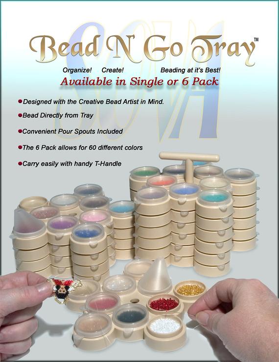 Bead N' Go Tray: Portable Bead Storage & Organization