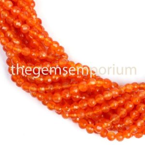 Shop Carnelian Faceted Beads! Carnelian Beads,Carnelian Faceted Round Beads,Carnelian Round Beads, 3.5-4.25MM Carnelian Beads,Round BeadsCarnelian Faceted,Wholesale Beads | Natural genuine faceted Carnelian beads for beading and jewelry making.  #jewelry #beads #beadedjewelry #diyjewelry #jewelrymaking #beadstore #beading #affiliate #ad