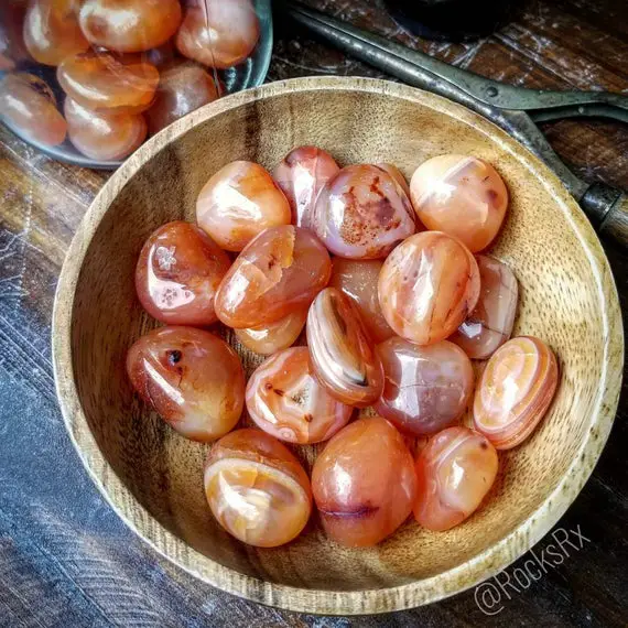 Carnelian Tumbled Stone, Carnelian Tumble Stone, Polished Carnelian, Smooth Stone, Crystal, Carnelian, Tumble, Tumbled