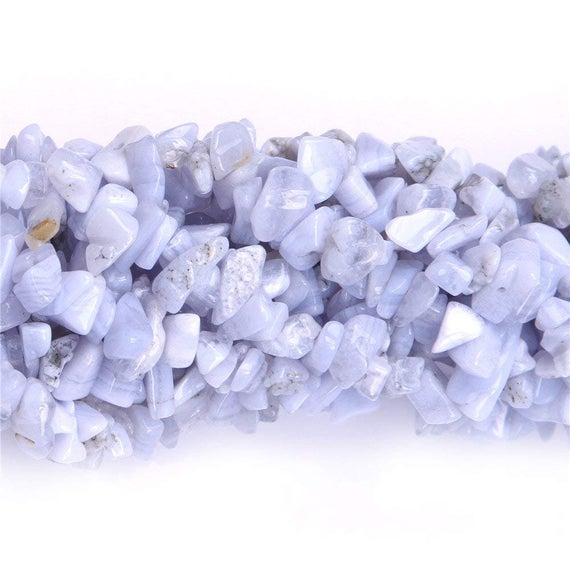 Chalcedony Gemstones Beads Real Gemstone Beads Bead Chips Gravel Beads 6mm Beads 8mm Beads Bulk Beads Wholesale Beads 32"