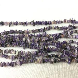Shop Charoite Chip & Nugget Beads! Natural Charoite 4-6mm Chips Genuine Gemstone Loose Purple Nugget Beads 34 inch Jewelry Supply Bracelet Necklace Material Support Wholesale | Natural genuine chip Charoite beads for beading and jewelry making.  #jewelry #beads #beadedjewelry #diyjewelry #jewelrymaking #beadstore #beading #affiliate #ad