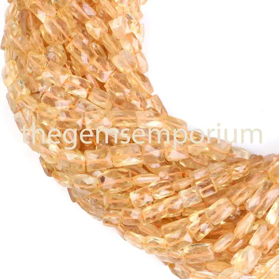 Citrine Faceted Table Cut Cushion Gemstone Beads, Natural Gemstone Cushion Shape Gemstone Beads, Aa Quality,gemstone For Jewelry Making