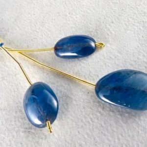 Shop Sapphire Bead Shapes! Designer 3 Pcs 37 Carats Unheat Blue SAPPHIRE Tumble BEADS Gemstone For HANGING Drop | Natural genuine other-shape Sapphire beads for beading and jewelry making.  #jewelry #beads #beadedjewelry #diyjewelry #jewelrymaking #beadstore #beading #affiliate #ad