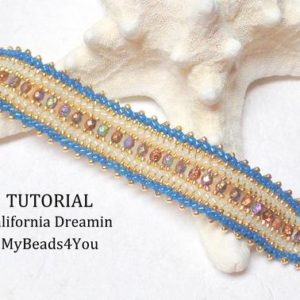 Shop Learn Beading - Books, Kits & Tutorials! DIY Bracelet Tutorial, Beading Pattern, Step by Step Jewelry Making Pattern, DIY Bead Instructions, Herringbone Tutorial, MyBeads4You | Shop jewelry making and beading supplies, tools & findings for DIY jewelry making and crafts. #jewelrymaking #diyjewelry #jewelrycrafts #jewelrysupplies #beading #affiliate #ad