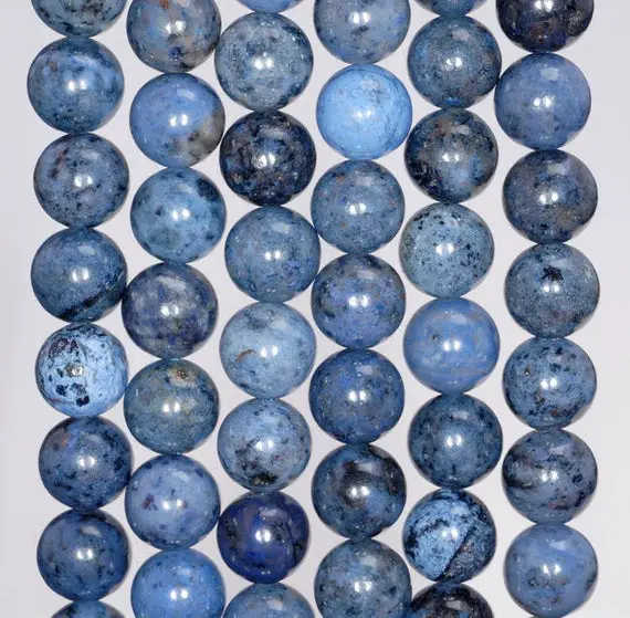 6mm South Africa Dumortierite Light Blue Gemstone Grade Aaa Blue Round 6mm Loose Beads 15 Inch Full Strand (80004628-115)