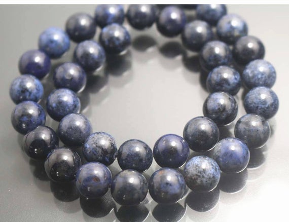 Dumortierite Beads,smooth And Round Stone Beads,4mm/6mm/8mm/10mm/12mm Beads Supply, 15 Inches One Starand