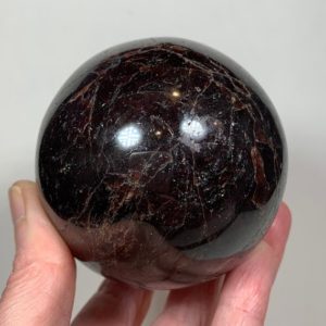 Shop Garnet Shapes! 74mm GARNET Sphere – Garnet Ball – Natural Crystal – Polished – Healing Crystal – Meditation Stone – Collectible – Display- From India- 850g | Natural genuine stones & crystals in various shapes & sizes. Buy raw cut, tumbled, or polished gemstones for making jewelry or crystal healing energy vibration raising reiki stones. #crystals #gemstones #crystalhealing #crystalsandgemstones #energyhealing #affiliate #ad