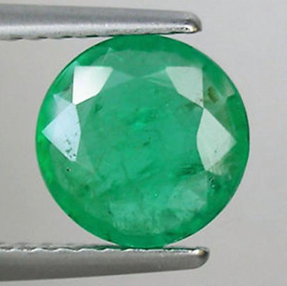 Genuine Natural Emerald Aa Quality Round Loose Gemstones For Jewelry Makings, May Birthstone (1.5mm - 6mm)