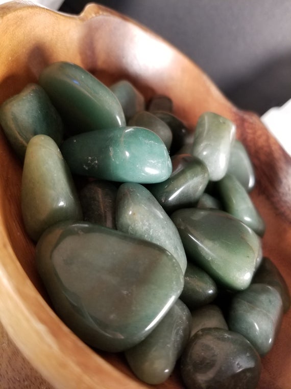 Green Aventurine Tumble Stones Crystal Meditation Stone Heart Healer