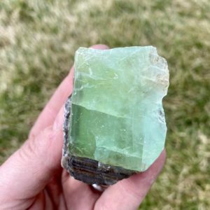 Green Calcite Stone (1" - 3") - Rough Green Calcite Crystal - Green Calcite Chunk - Raw Green Calcite Crystal - Natural Green Calcite Raw