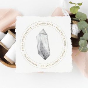 Shop Printable Crystal Cards, Pages, & Posters! Iceland Spar Crystal Card – Crystal Meaning Card – Printable – Jewelry Display Card – Necklace Bracelet Earring Card – Crystal Gift Insert | Shop jewelry making and beading supplies, tools & findings for DIY jewelry making and crafts. #jewelrymaking #diyjewelry #jewelrycrafts #jewelrysupplies #beading #affiliate #ad