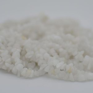 Shop Jade Chip & Nugget Beads! High Quality Grade A Natural White Jade Semi-precious Gemstone Chips Nuggets Beads – 5mm – 8mm, 36" Strand | Natural genuine chip Jade beads for beading and jewelry making.  #jewelry #beads #beadedjewelry #diyjewelry #jewelrymaking #beadstore #beading #affiliate #ad