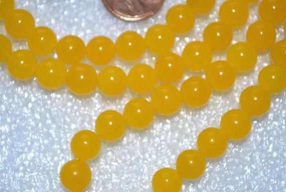 Cyber Monday Sale Prayer Beads Mala Necklace - Yellow Jade For Solar Plexus Chakra, Meditation, Manifestation Beads For Awakening Chakras