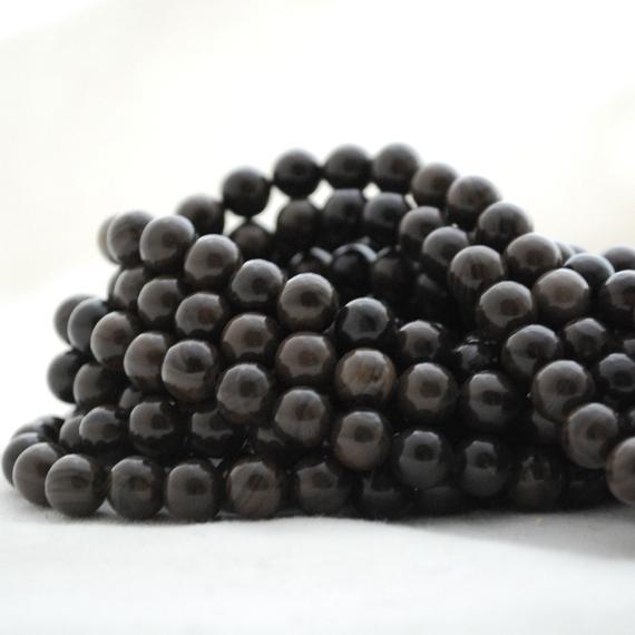 Coffee Grain Jasper Round Beads - 6mm, 8mm, 10mm Sizes - 14" Strand - Natural Gemstone Beads For Jewellery Making | Crystal Beads