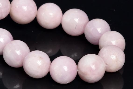 13mm Light Color Kunzite Beads Brazil Grade A+ Genuine Natural Gemstone Half Strand Round Loose Beads 8" Bulk Lot Options (109147h-2882)