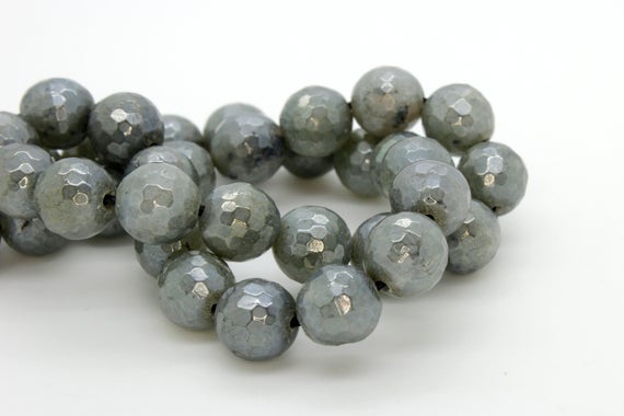 Aaa Labradorite Beads, Gorgeous Mystic Labradorite, High Quality Faceted Round Sphere Loose Gemstone Beads - 8mm, 10mm, 12mm - Rnf82