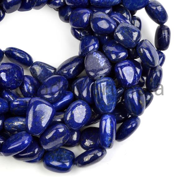 Lapis Lazuli Plain Smooth Nugget Gemstone Beads , Lapis Lazuli Plain Beads, Lapis Lazuli Beads, Lapis Lazuli Nugget Shape Beads
