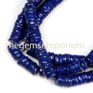 Shop Lapis Lazuli Faceted Beads! Lapis Lazuli Faceted Tyre Beads,  7-9MM Lapis Lazuli Faceted Beads, Lapis Tyre Beads, Lapis Lazuli Beads, Tyre Shape Briolette | Natural genuine faceted Lapis Lazuli beads for beading and jewelry making.  #jewelry #beads #beadedjewelry #diyjewelry #jewelrymaking #beadstore #beading #affiliate #ad