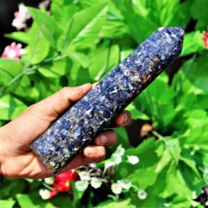 Shop Lapis Lazuli Points & Wands! Epoxy Resin Made Large 220MM 8 Faceted Natural Blue Lapis Lazuli Chips Stone Healing Metaphysical Meditation Power Obelisk Tower | Natural genuine stones & crystals in various shapes & sizes. Buy raw cut, tumbled, or polished gemstones for making jewelry or crystal healing energy vibration raising reiki stones. #crystals #gemstones #crystalhealing #crystalsandgemstones #energyhealing #affiliate #ad