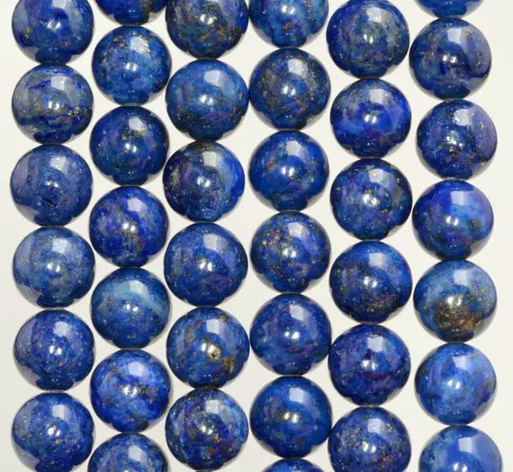 4mm Azura Lapis Lazuli Gemstones Smooth Round 4mm Loose Beads 15 Inch Full Strand (90119790-115)