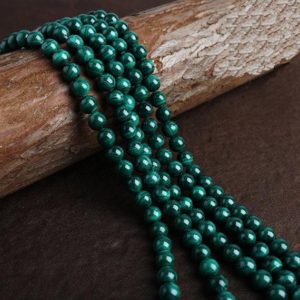 Shop Malachite Beads! Genuine Natural Green Malachite Beads Grade AAA | Natural genuine beads Malachite beads for beading and jewelry making.  #jewelry #beads #beadedjewelry #diyjewelry #jewelrymaking #beadstore #beading #affiliate #ad
