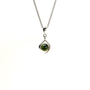 Shop Moldavite Necklaces! Moldavite silver necklace / Sterling Silver /Made in Japan / Gift Jewelry / CHARIS Jewelry / | Natural genuine Moldavite necklaces. Buy crystal jewelry, handmade handcrafted artisan jewelry for women.  Unique handmade gift ideas. #jewelry #beadednecklaces #beadedjewelry #gift #shopping #handmadejewelry #fashion #style #product #necklaces #affiliate #ad