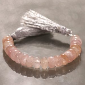Shop Morganite Rondelle Beads! Morganite 8 mm rondelle beads gemstone beads 10 cm strand for jewelry making, morganite gemstone beads | Natural genuine rondelle Morganite beads for beading and jewelry making.  #jewelry #beads #beadedjewelry #diyjewelry #jewelrymaking #beadstore #beading #affiliate #ad
