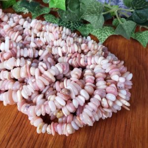 Natural Morganite Crystal Chip Bead Strand, 5 – 14 mm Tumbled Nugget Bead Strands with 1mm Hole | Natural genuine chip Morganite beads for beading and jewelry making.  #jewelry #beads #beadedjewelry #diyjewelry #jewelrymaking #beadstore #beading #affiliate #ad