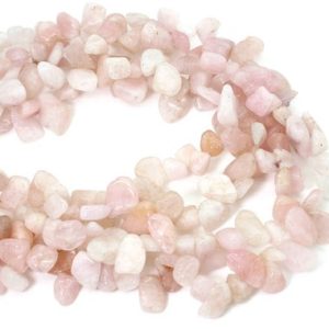 Shop Morganite Chip & Nugget Beads! Morganite Beads, Natural Morganite Smooth Rough Freeform Nugget Loose Gemstone Beads – PGS220 | Natural genuine chip Morganite beads for beading and jewelry making.  #jewelry #beads #beadedjewelry #diyjewelry #jewelrymaking #beadstore #beading #affiliate #ad