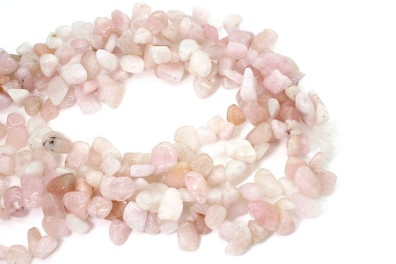 Morganite Beads, Natural Morganite Smooth Rough Freeform Nugget Loose Gemstone Beads - Pgs220