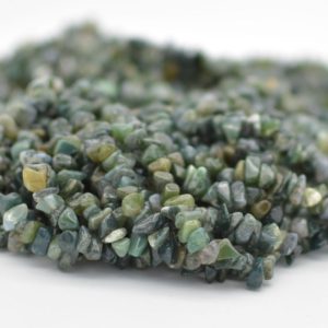 Shop Moss Agate Chip & Nugget Beads! High Quality Grade A Natural Moss Agate Semi-precious Gemstone Chips Nuggets Beads – 5mm – 8mm, approx 36" Strand | Natural genuine chip Moss Agate beads for beading and jewelry making.  #jewelry #beads #beadedjewelry #diyjewelry #jewelrymaking #beadstore #beading #affiliate #ad
