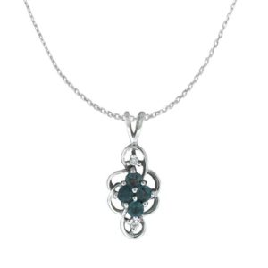 Shop Alexandrite Pendants! NATURAL Alexandrite Diamond Pendant in 14K White Gold with Certificate!!  Free Shipping in The USA | Natural genuine Alexandrite pendants. Buy crystal jewelry, handmade handcrafted artisan jewelry for women.  Unique handmade gift ideas. #jewelry #beadedpendants #beadedjewelry #gift #shopping #handmadejewelry #fashion #style #product #pendants #affiliate #ad