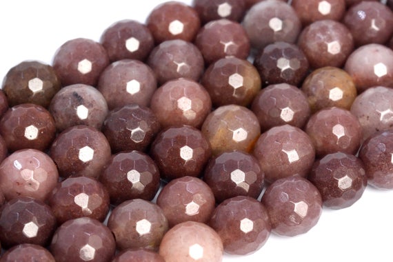 Natural Purple Aventurine Loose Beads Micro Faceted Round Shape 6mm 8mm 10mm