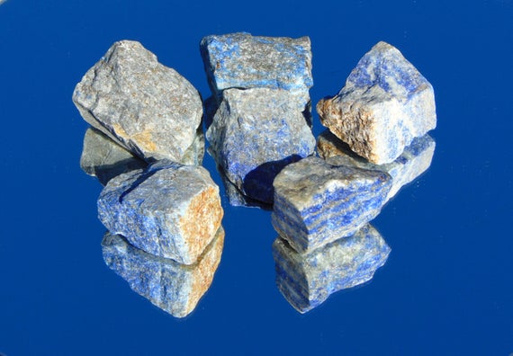 Natural Raw Lapis Lazuli - Raw Crystal - Raw Stone - Rough Lapis Lazuli - Intuition - Chakra  - Reiki - Crystal Grid - Gift - 10g - 150g