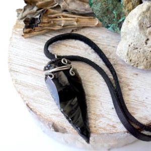 Obsidian Arrowhead Necklace, Protection Stone Necklace, 30th Birthday Gift For Him, Long Distance Boyfriend Gift | Natural genuine Array necklaces. Buy crystal jewelry, handmade handcrafted artisan jewelry for women.  Unique handmade gift ideas. #jewelry #beadednecklaces #beadedjewelry #gift #shopping #handmadejewelry #fashion #style #product #necklaces #affiliate #ad
