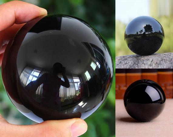 Black Obsidian Crystal Ball Sphere 60mm (2.36")