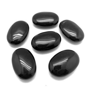 Shop Palm Stones! Black Obsidian Palm Stone (1.5" – 2") – Black Obsidian Crystal – healing crystals and stones – Black Obsidian stone – root chakra stones | Natural genuine stones & crystals in various shapes & sizes. Buy raw cut, tumbled, or polished gemstones for making jewelry or crystal healing energy vibration raising reiki stones. #crystals #gemstones #crystalhealing #crystalsandgemstones #energyhealing #affiliate #ad