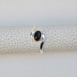 Natural Black Onyx Ring, Handmade Silver Ring, 925 Sterling Silver Ring, Oval Black Onyx Designer Ring, December Birthstone, Promise Ring | Natural genuine Gemstone rings, simple unique handcrafted gemstone rings. #rings #jewelry #shopping #gift #handmade #fashion #style #affiliate #ad