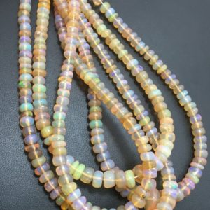Shop Opal Rondelle Beads! Natural Peruvian Opal Shaded Faceted Rondelle 7.5 – 9 mm 13" Gemstone Beads ! Natural Peruvian Opal Beads ! Peruvian Opal Rondelle Beads | Natural genuine rondelle Opal beads for beading and jewelry making.  #jewelry #beads #beadedjewelry #diyjewelry #jewelrymaking #beadstore #beading #affiliate #ad