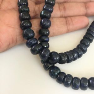 Shop Opal Rondelle Beads! 8mm Andamooka Matrix Opal Rondelle Beads, MAtrix Opal Smooth Rondelle Beads, Sold As 16 inch/8 Inch Inch Strand, GDS1692 | Natural genuine rondelle Opal beads for beading and jewelry making.  #jewelry #beads #beadedjewelry #diyjewelry #jewelrymaking #beadstore #beading #affiliate #ad