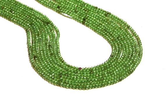 Peridot Beads,natural Faceted Peridot Beads,green Beads,august Birthstone Beads,tiny Beads,small Beads,2mm Beads,3mm Beads