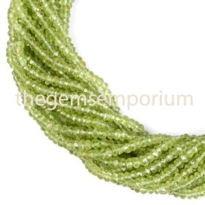 Shop Peridot Faceted Beads! Peridot faceted rondelle, Peridot 3.25-3.5MM Beads, Peridot faceted Beads, Peridot , Peridot Beads | Natural genuine faceted Peridot beads for beading and jewelry making.  #jewelry #beads #beadedjewelry #diyjewelry #jewelrymaking #beadstore #beading #affiliate #ad