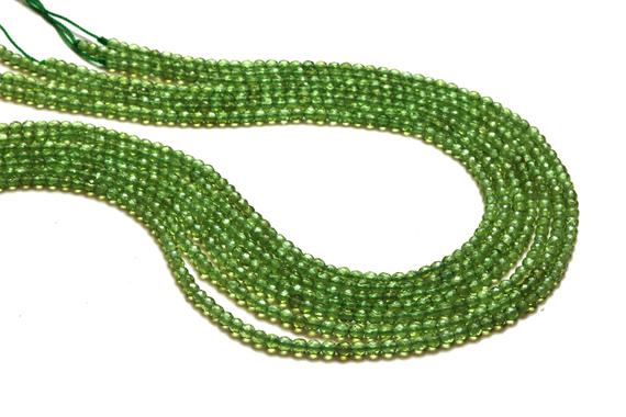 Round Faceted Beads,peridot Beads,energy Beads,august Birthstone Beads,natural Beads,natural Peridot,green Beads,green Quartz Beads,tiny