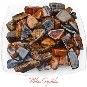 1 Grade AA+ Gem PIETERSITE Tumbled Stone Chatoyant Flat Healing Crystal and Stone Ascension Stone #PT32 | Natural genuine stones & crystals in various shapes & sizes. Buy raw cut, tumbled, or polished gemstones for making jewelry or crystal healing energy vibration raising reiki stones. #crystals #gemstones #crystalhealing #crystalsandgemstones #energyhealing #affiliate #ad