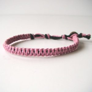 Shop Hemp Jewelry! Pink Hemp Bracelet, Hemp Anklet, Indie Hemp Works, Hemp Bracelets, Hemp Anklets, Fuchsia, Rose, Salmon, Coral, Hippie Jewelry, Hemp Jewelry | Shop jewelry making and beading supplies, tools & findings for DIY jewelry making and crafts. #jewelrymaking #diyjewelry #jewelrycrafts #jewelrysupplies #beading #affiliate #ad