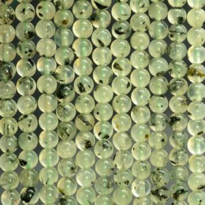 Shop Prehnite Round Beads! 6mm Prehnite Gemstone Green Grade A Round Loose Beads 15.5 Inch Full Strand (80007375-A258) | Natural genuine round Prehnite beads for beading and jewelry making.  #jewelry #beads #beadedjewelry #diyjewelry #jewelrymaking #beadstore #beading #affiliate #ad