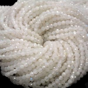 Shop Rainbow Moonstone Beads! 2MM Rainbow Moonstone Gemstone Micro Faceted Round Grade Aaa Beads 15.5inch WHOLESALE (80010230-A192) | Natural genuine beads Rainbow Moonstone beads for beading and jewelry making.  #jewelry #beads #beadedjewelry #diyjewelry #jewelrymaking #beadstore #beading #affiliate #ad